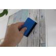 Kék kopott deszkaerezetű öntapadós tapéta
