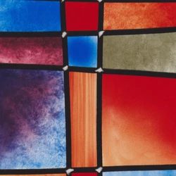 Ólomüveg Barcelona öntapadós üvegtapéta – 45 cm