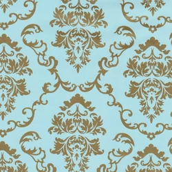 Aida kék-arany öntapadós fólia