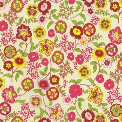 Színes virágos öntapadós tapéta