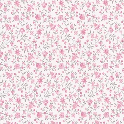 Rózsaszín kis virágos öntapadós tapéta