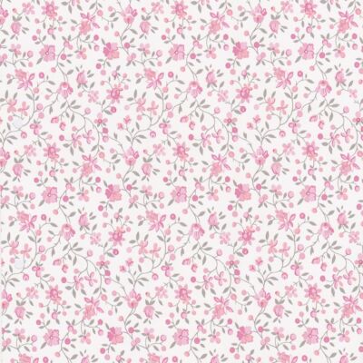 Rózsaszín kis virágos öntapadós tapéta